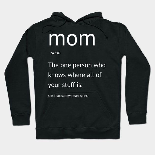 Funny mothers Day Hoodie by zeevana